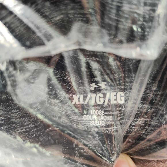 Women's Under Armour One Half Zip Black White Twist shirt Size XL - Picture 5 of 5